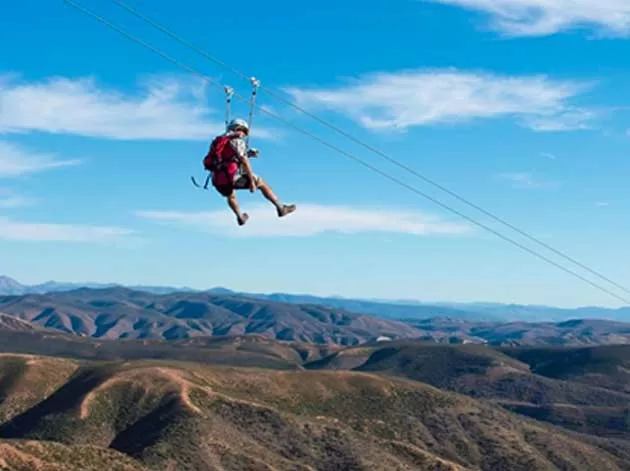 Zipline in Ensenada Mexico