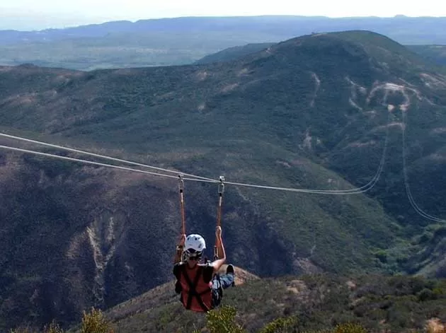 Zipline in Ensenada